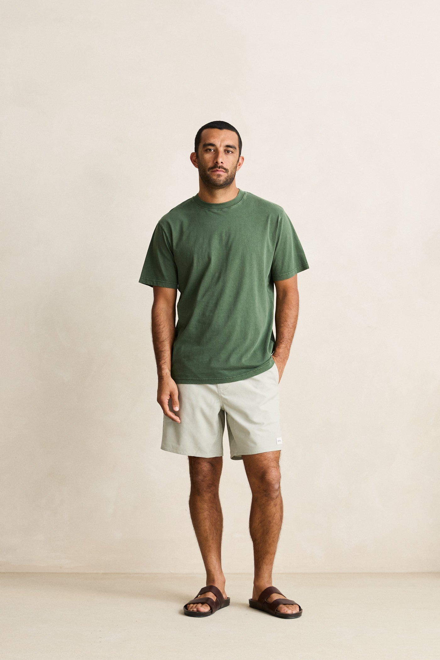 Rhythm Classic Vintage Tee Vert Forêt - Look 4