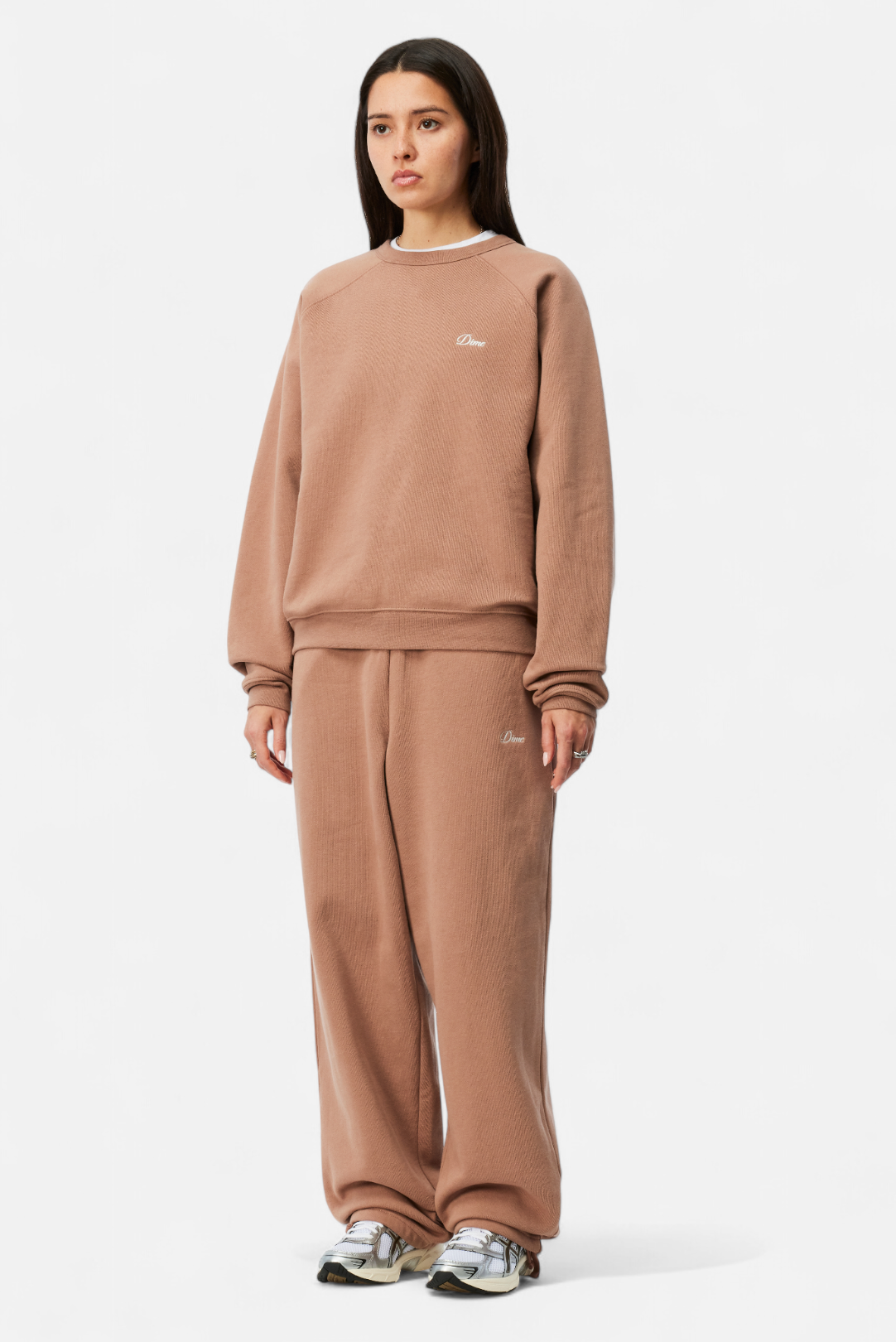 DIME CURSIVE SMALL LOGO CREWNECK