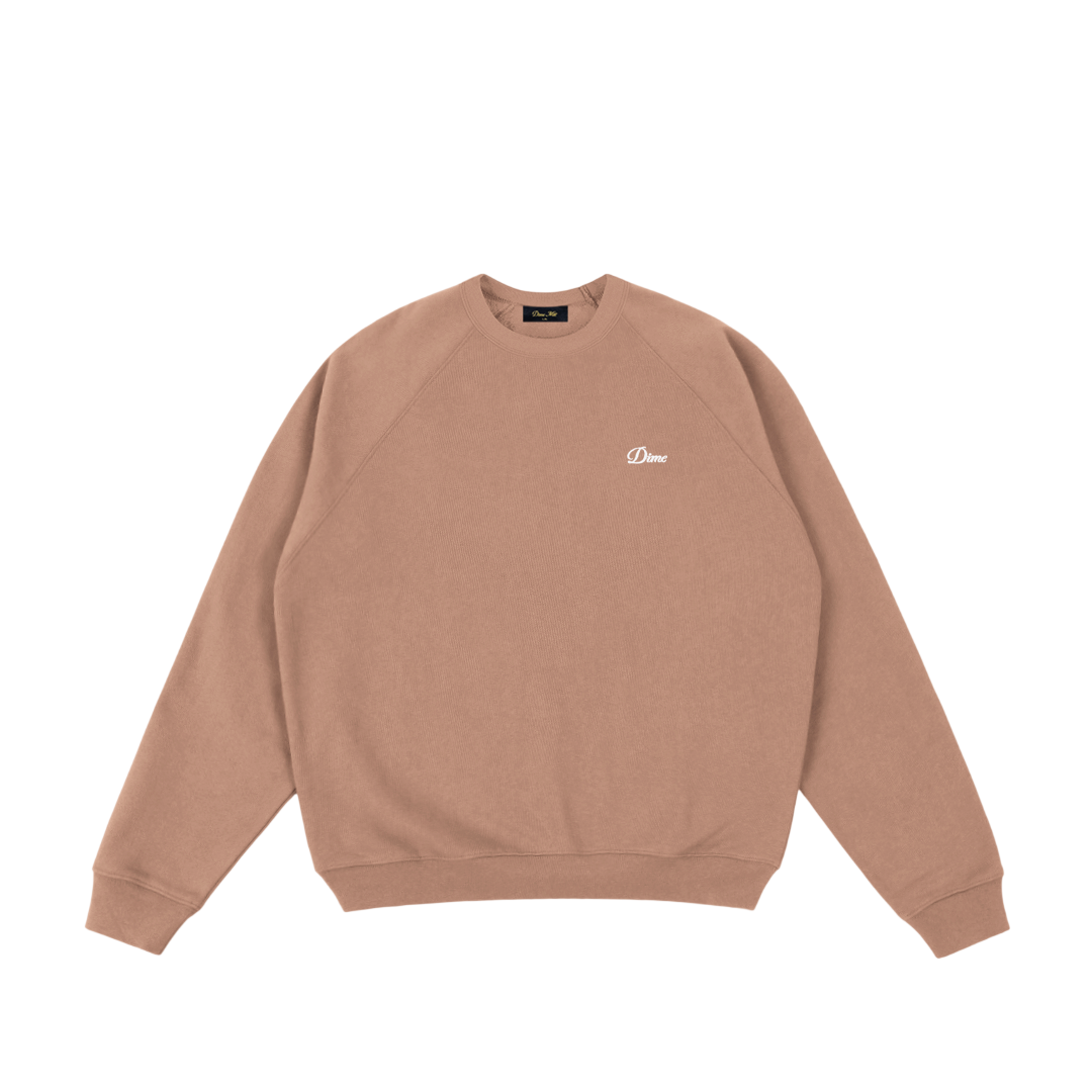 DIME CURSIVE SMALL LOGO CREWNECK