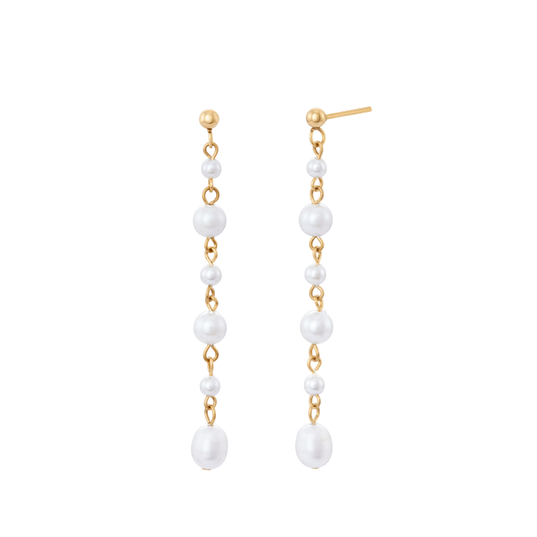 TWENTY COMPASS Capri Earrings Gold