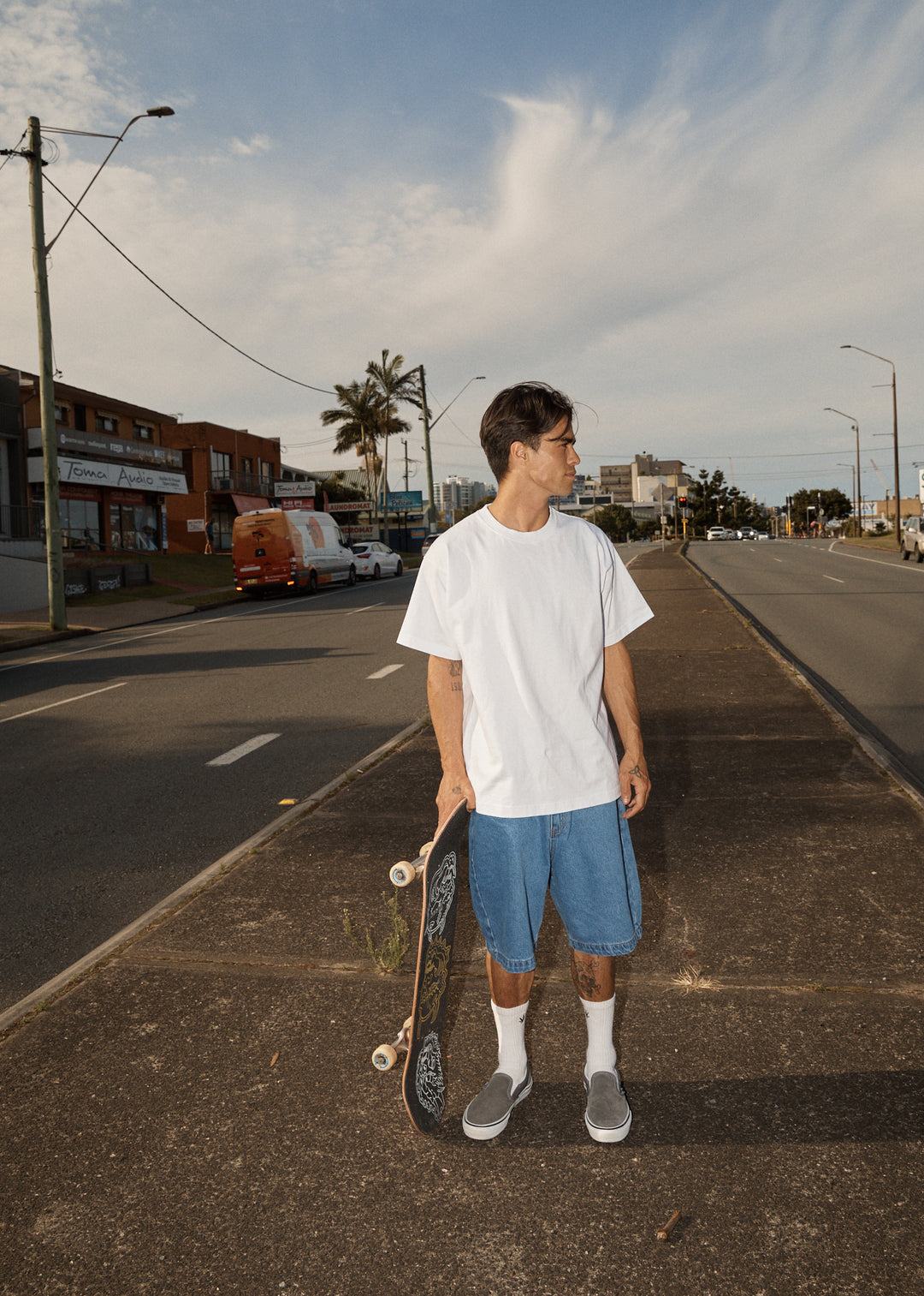 AFENDS GENESIS RECYCLED BOXY FIT TEE
