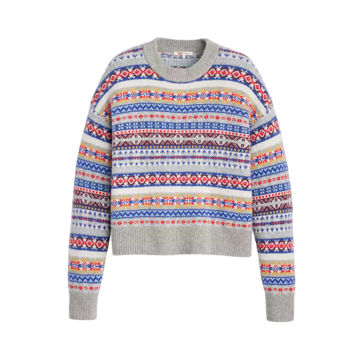 LEVI'S W INES FAIRISLE SWEATER