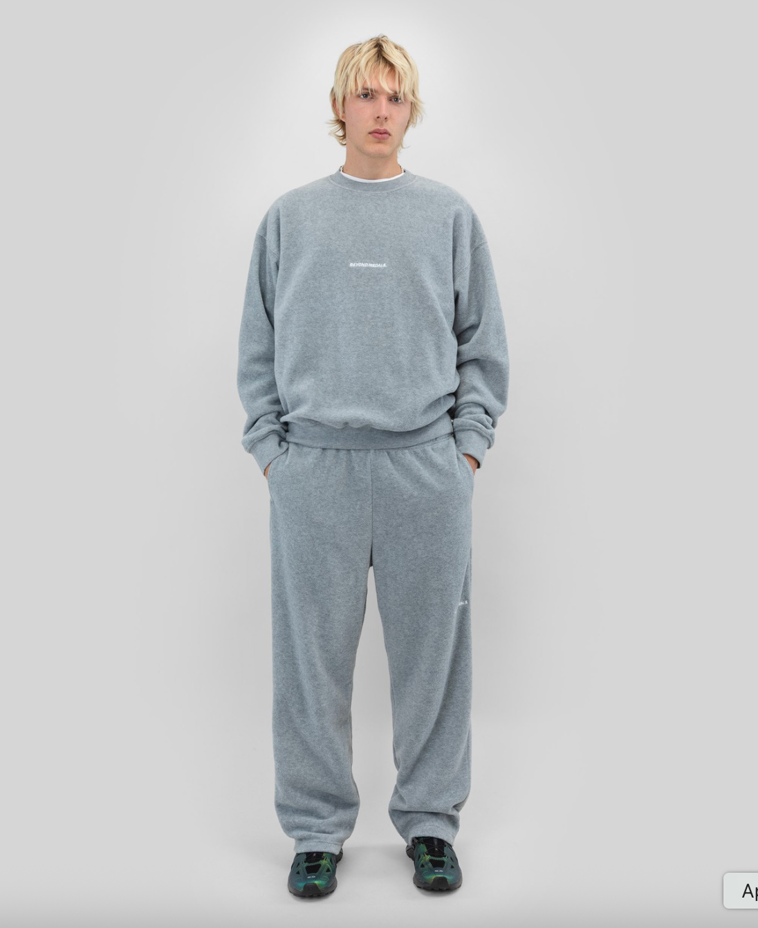 BEYOND MEDALS FLEECE CREWNECK