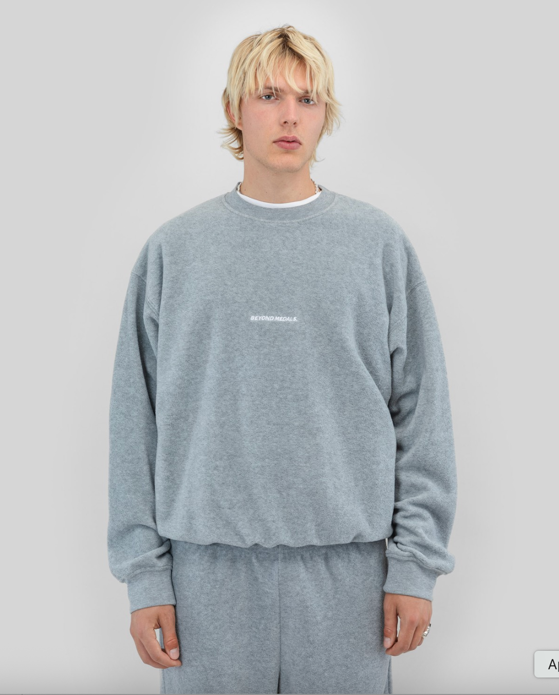 BEYOND MEDALS FLEECE CREWNECK