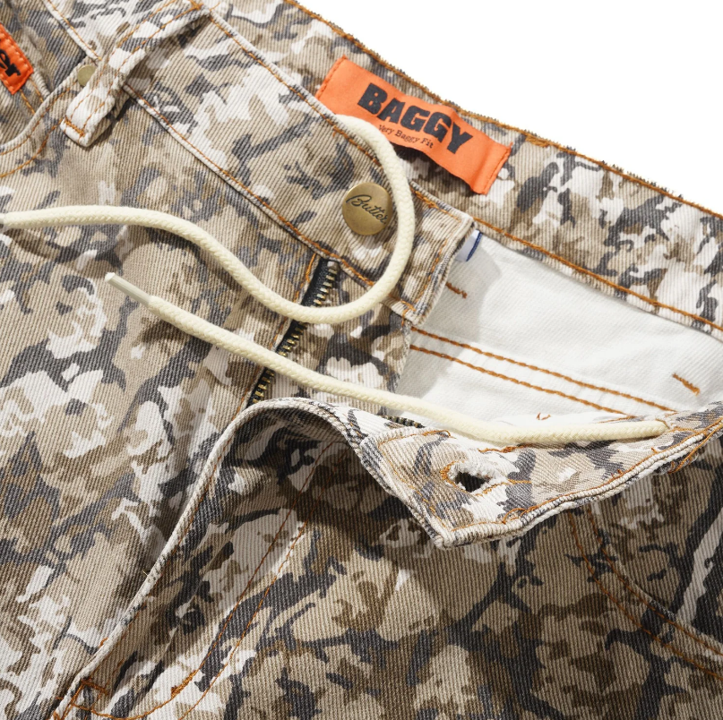 BUTTER GOODS BARK CAMO DENIM JEANS