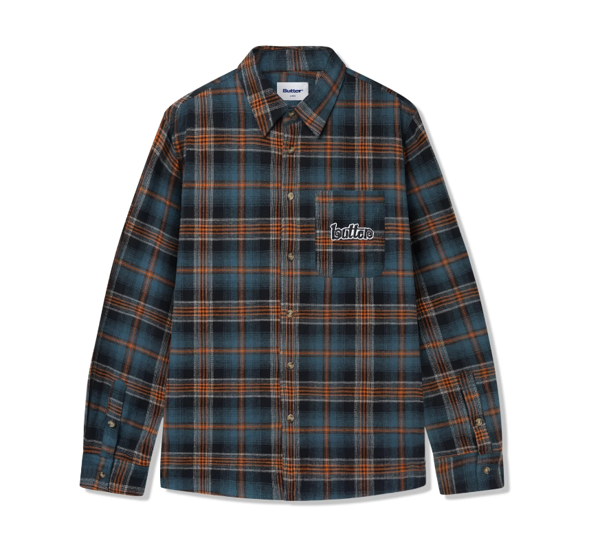 BUTTER GOODS SWIRL PLAID SHIRT