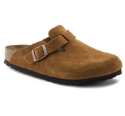 BIRKENSTOCK BOSTON SOFT FOOTBED SUEDE NARROW 