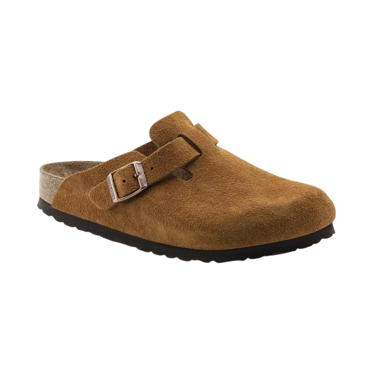 BIRKENSTOCK W BOSTON SOFT FOOTBED SUEDE NARROW