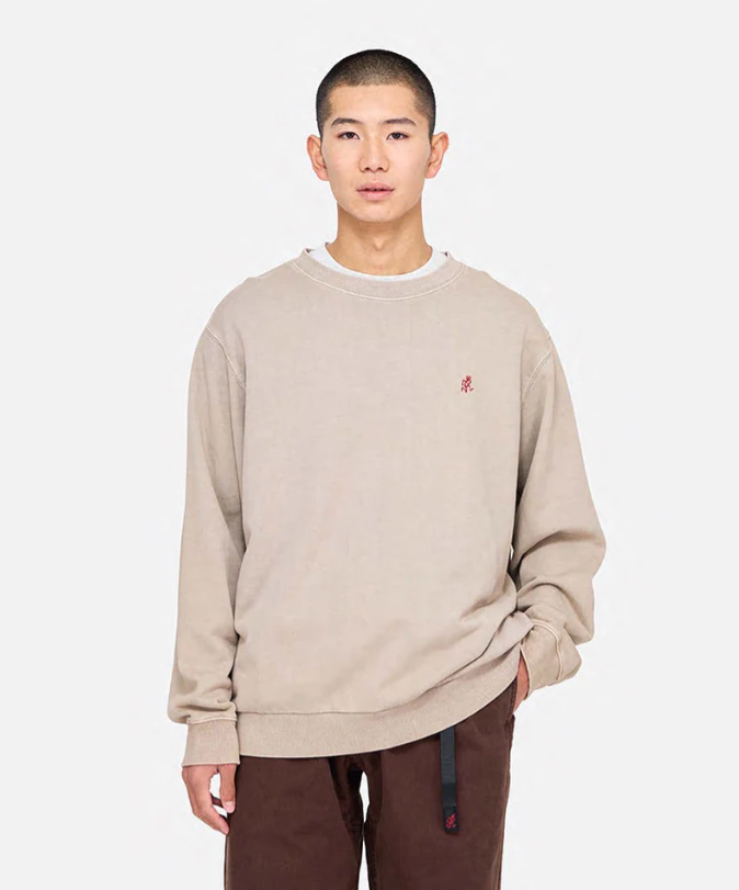 GRAMICCI ONE POINT CREW SWEATSHIRT 