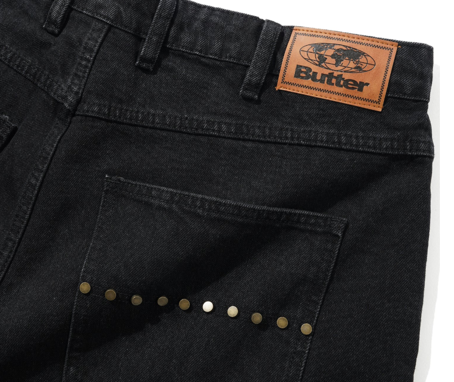 BUTTER GOODS RIVET DENIM SHORTS