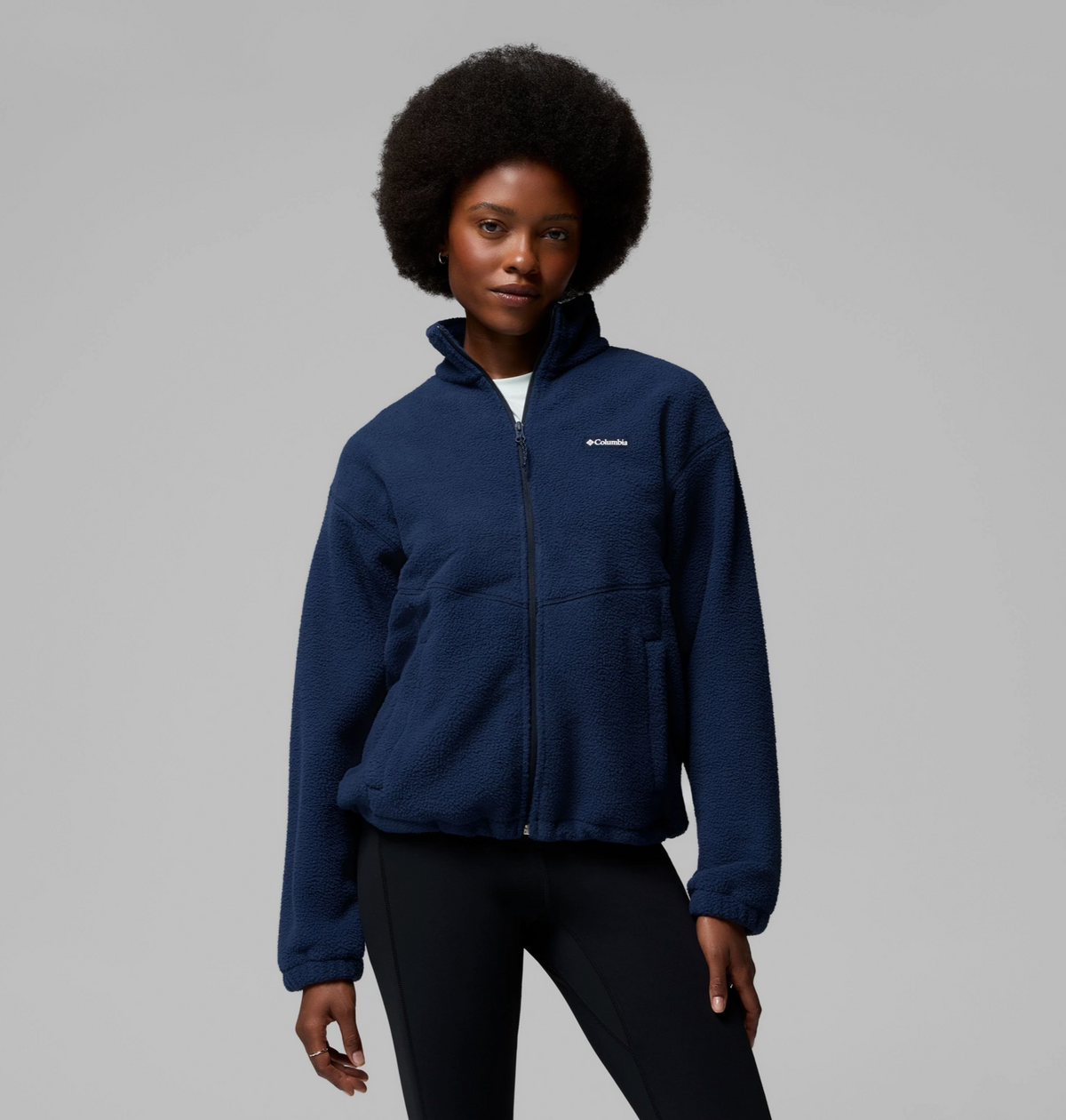 COLUMBIA W TIMBER MEADOW MTR FLEECE FULL ZIP