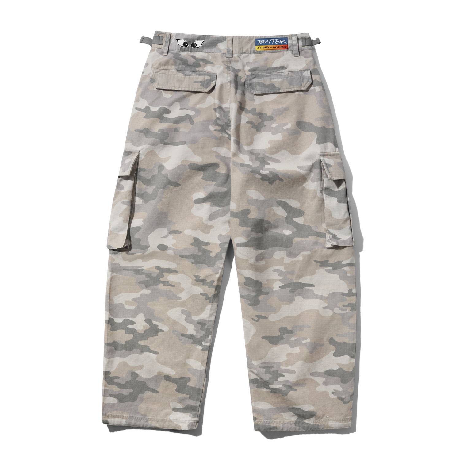 Butter Goods Cargo Pants Snow Camo - vue 2