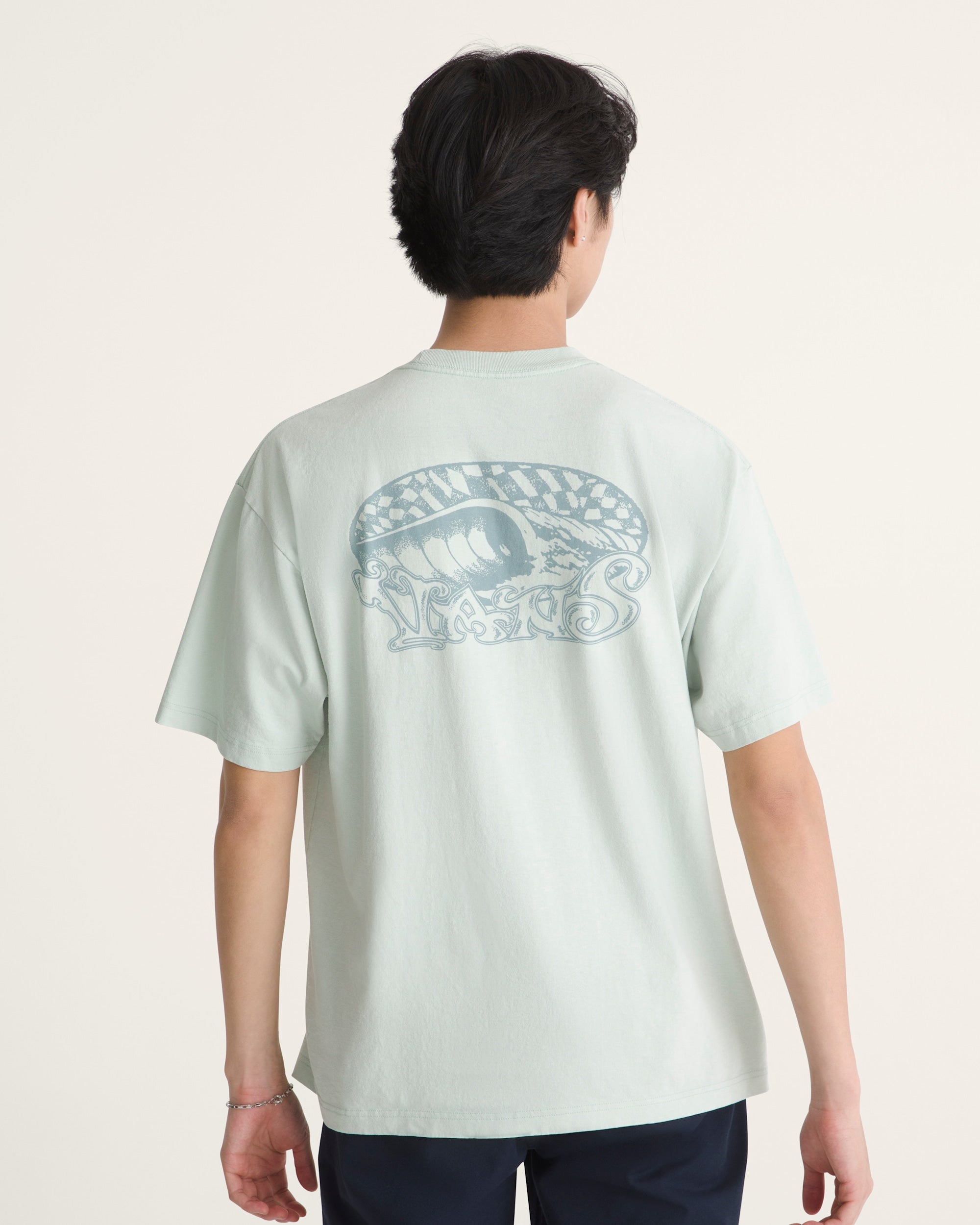 VANS Y Check Overhead SS Tee - Dusty Mint - vue alternative 3