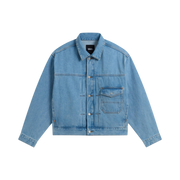 VANS Check 5 Denim Trucker Jacket Light Stonewash