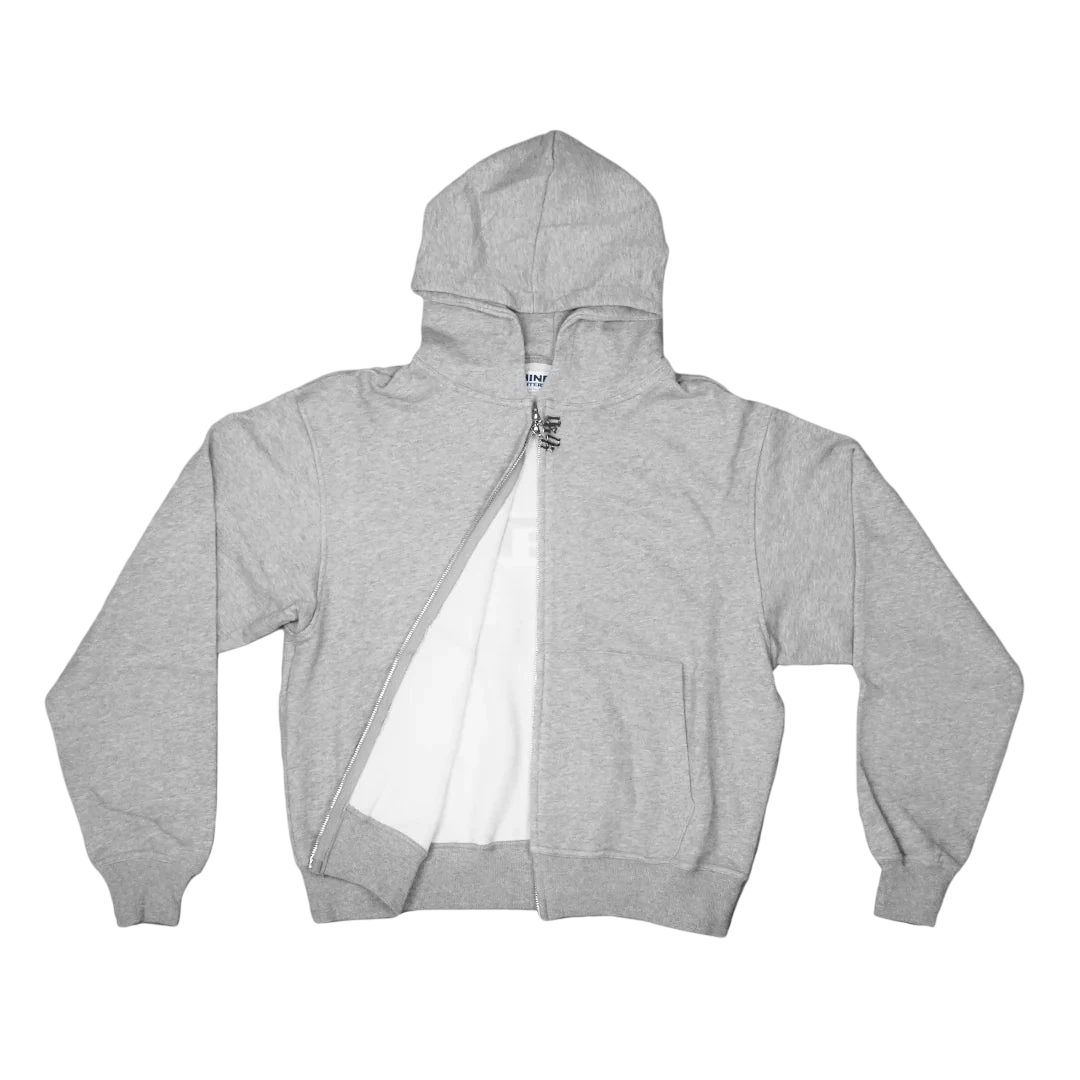 NINETIES CHENILLE ZIP UP HOODIE 