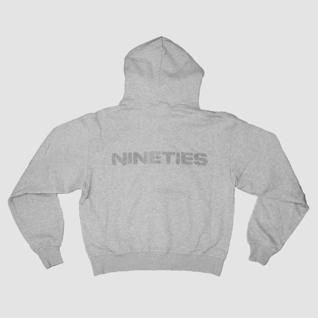 NINETIES CHENILLE ZIP UP HOODIE 
