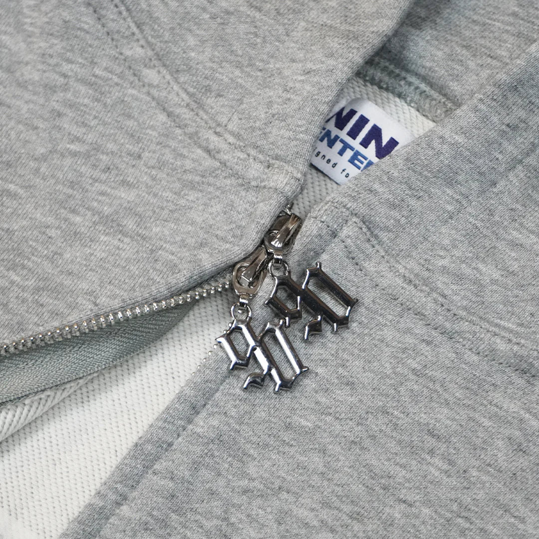 NINETIES CHENILLE ZIP UP HOODIE 