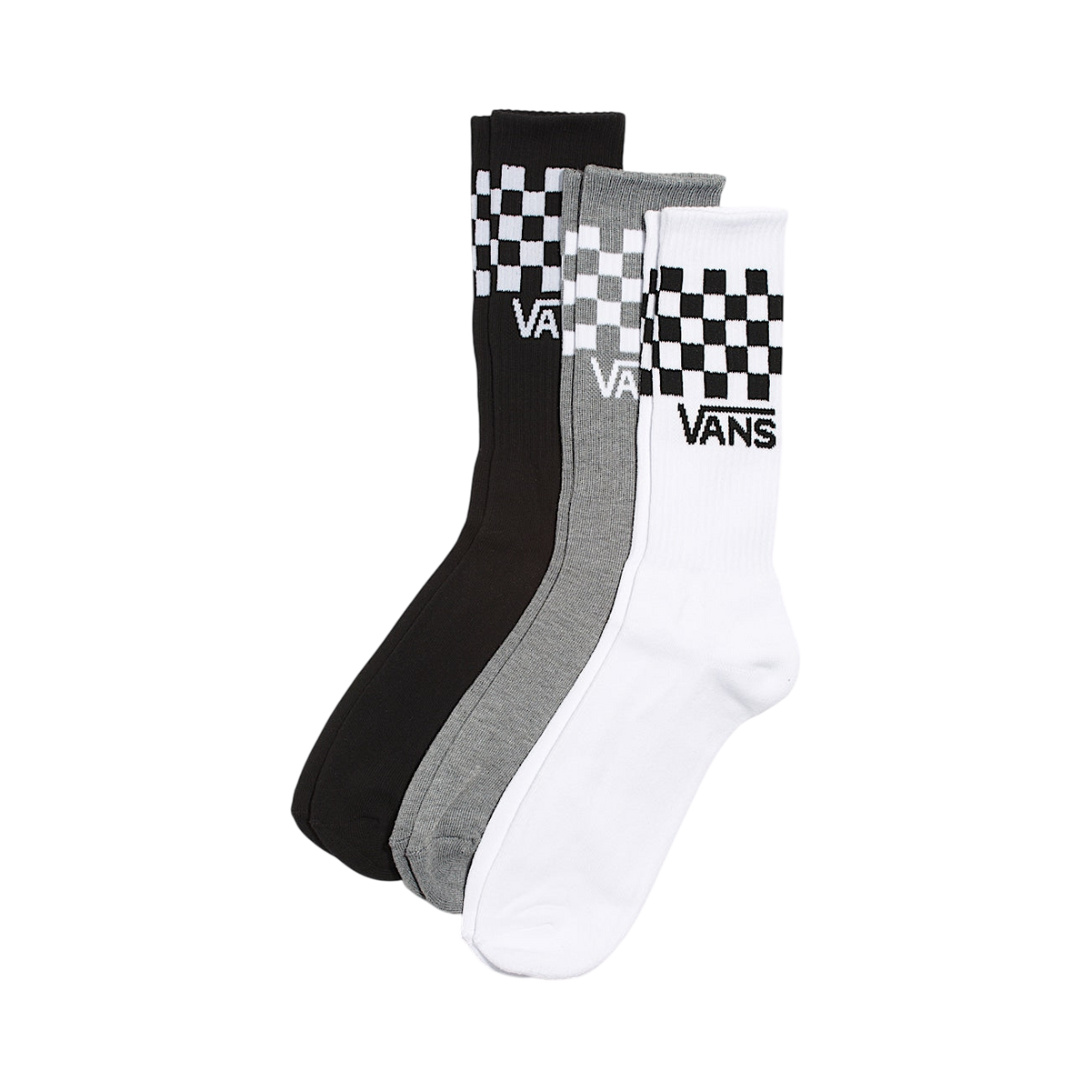 VANS CLASSIC CHECK CREW SOCKS 3PK