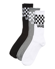 VANS CLASSIC CHECK CREW SOCKS 3PK