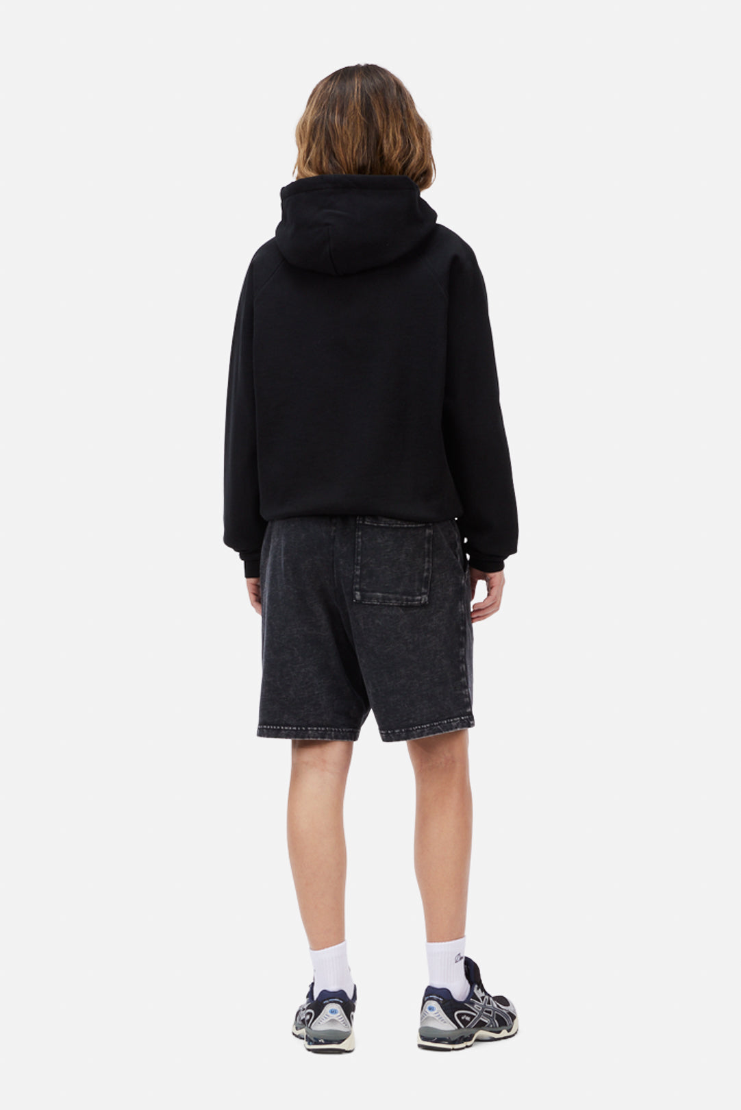 Dime Classic Small Logo Zip Hoodie Noir - Look 3