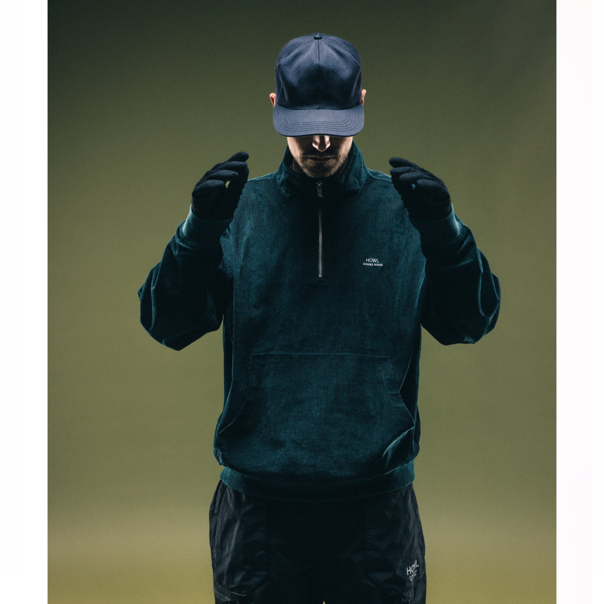 HOWL CORDUROY HALF ZIP