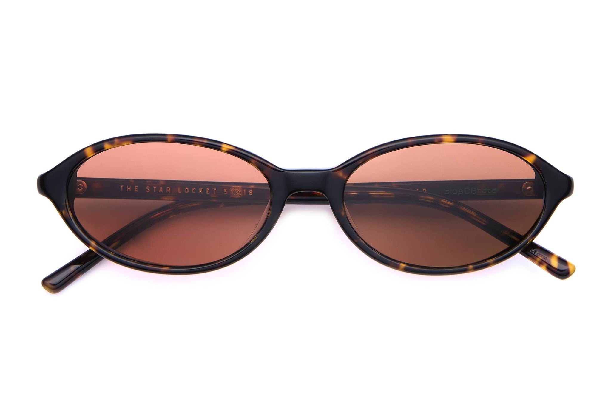 Crap Eyewear The Star Locket Dark Tortoise Bio - vue 4