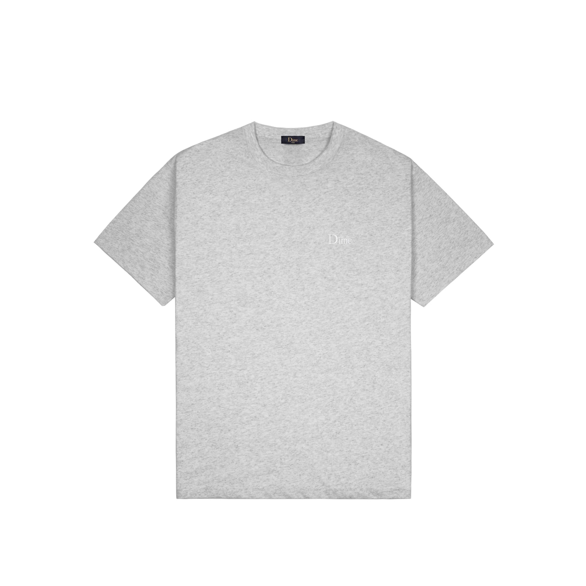 DIME Classic Small Logo T-Shirt Heather Gray