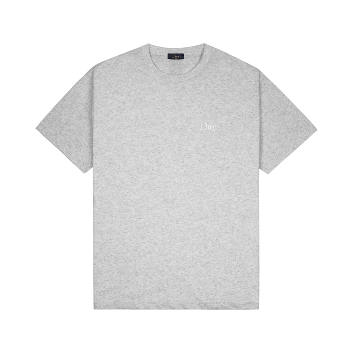 DIME Classic Small Logo T-Shirt Heather Gray