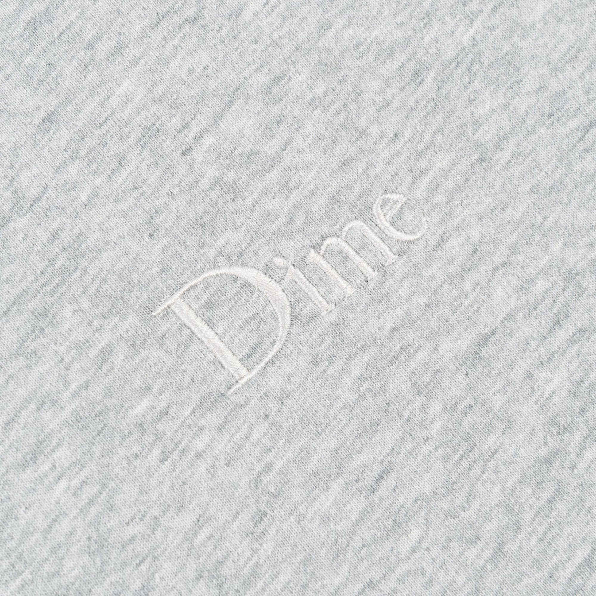 DIME Classic Small Logo T-Shirt Heather Gray