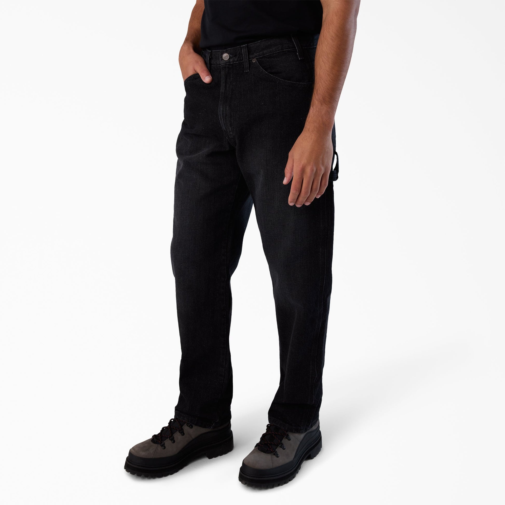 Dickies Denim Utility Jean Relaxed Black Denim - Vue 4