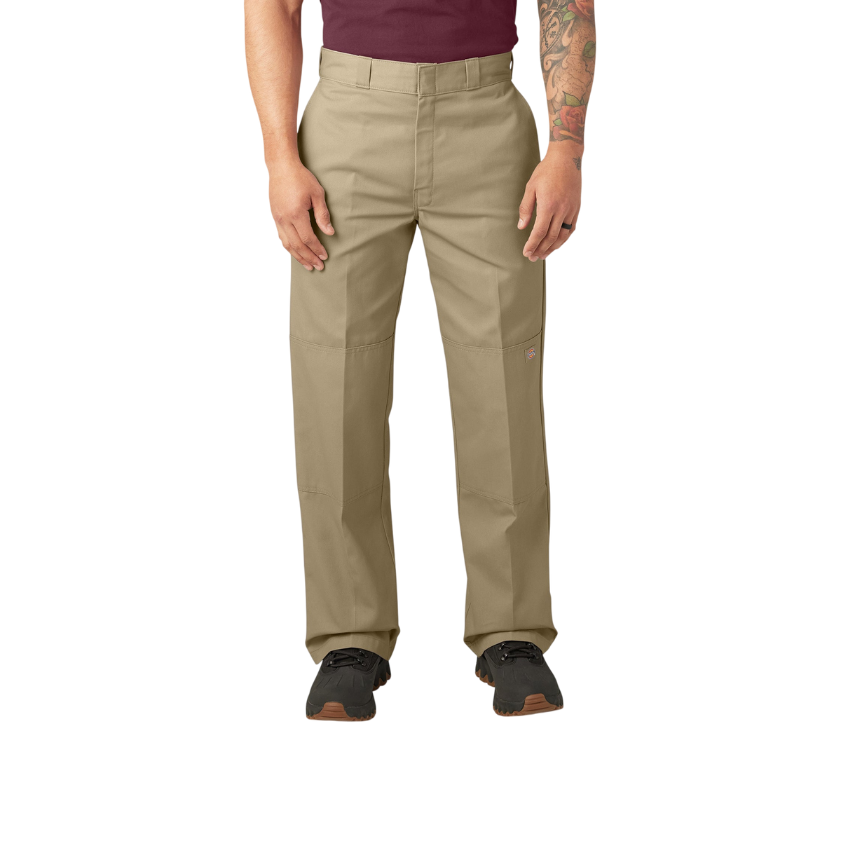 DICKIES TWILL DOUBLE KNEE WORK PANT KHAKI