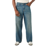 Dickies Hilham Loose Fit Jeans Khaki Tinted Blue