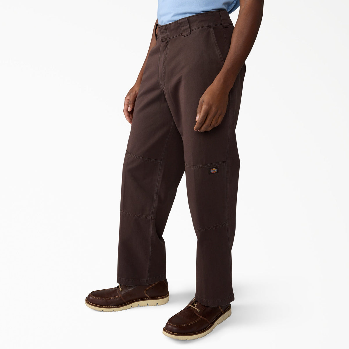 DICKIES WORN-IN DOUBLE KNEE WORK PANT DARK BROWN