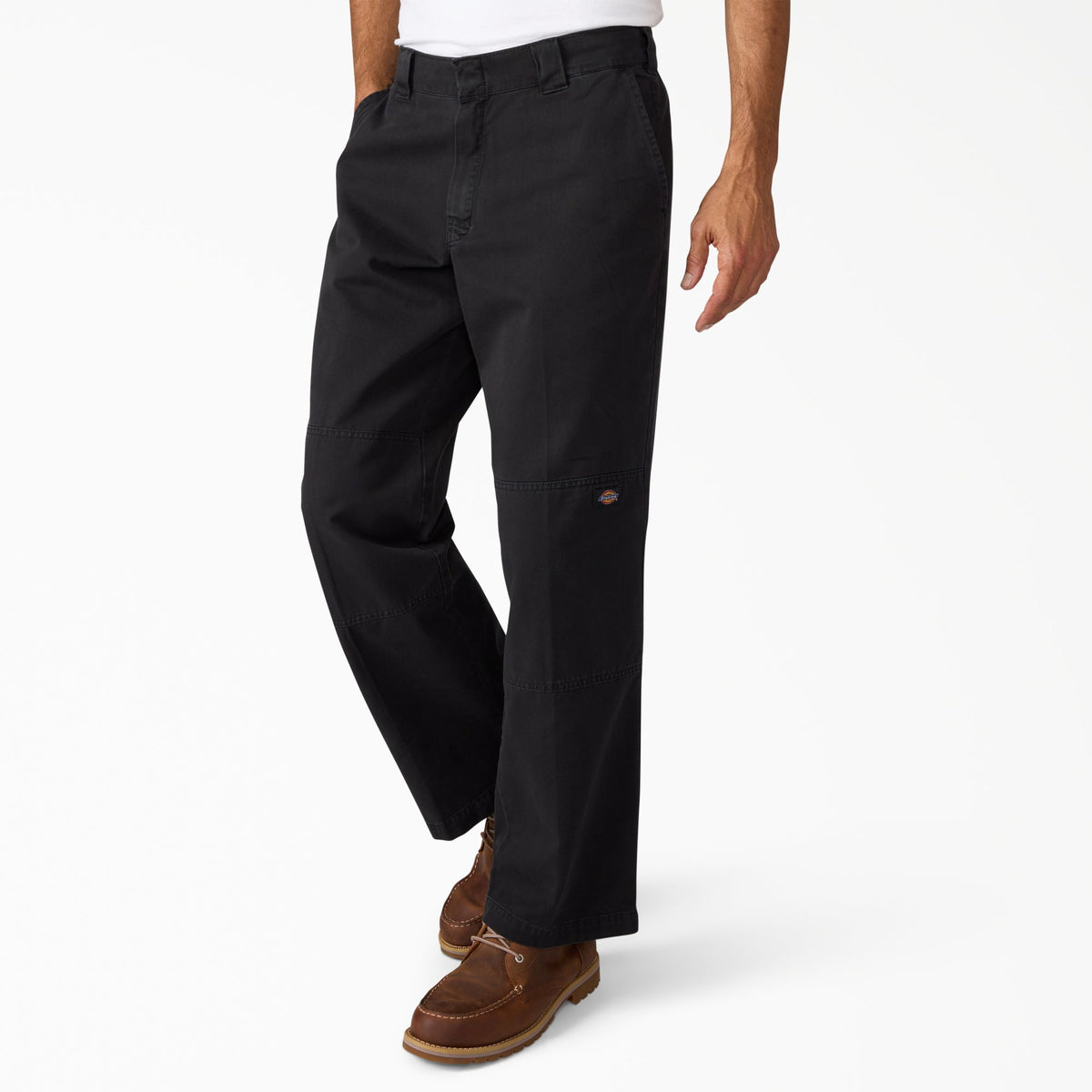 DICKIES WORN-IN DOUBLE KNEE WORK PANT BLACK