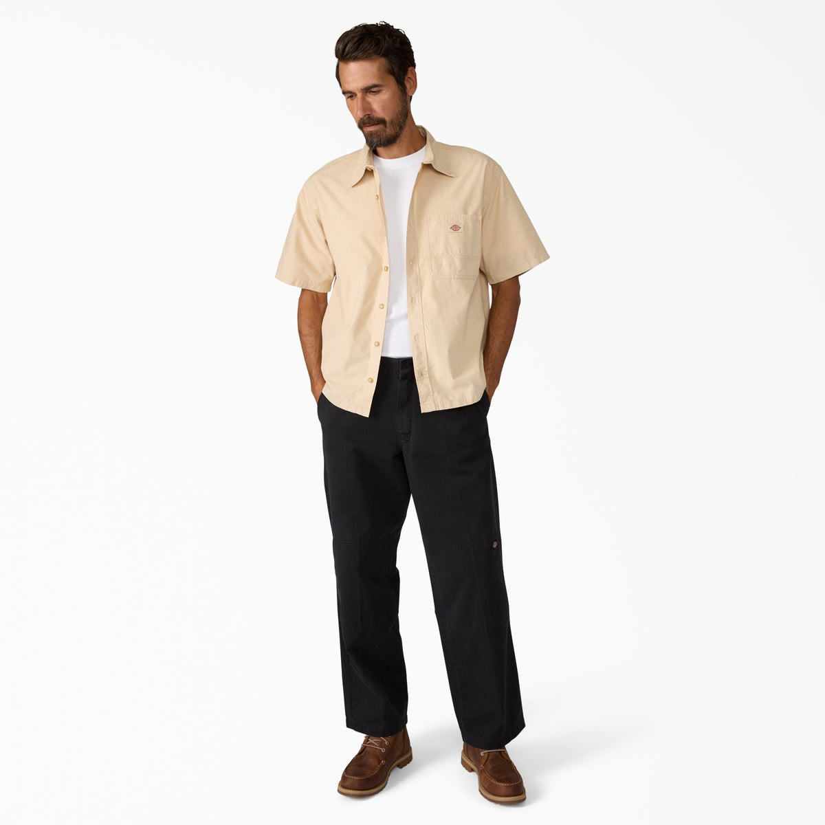 DICKIES WORN-IN DOUBLE KNEE WORK PANT BLACK