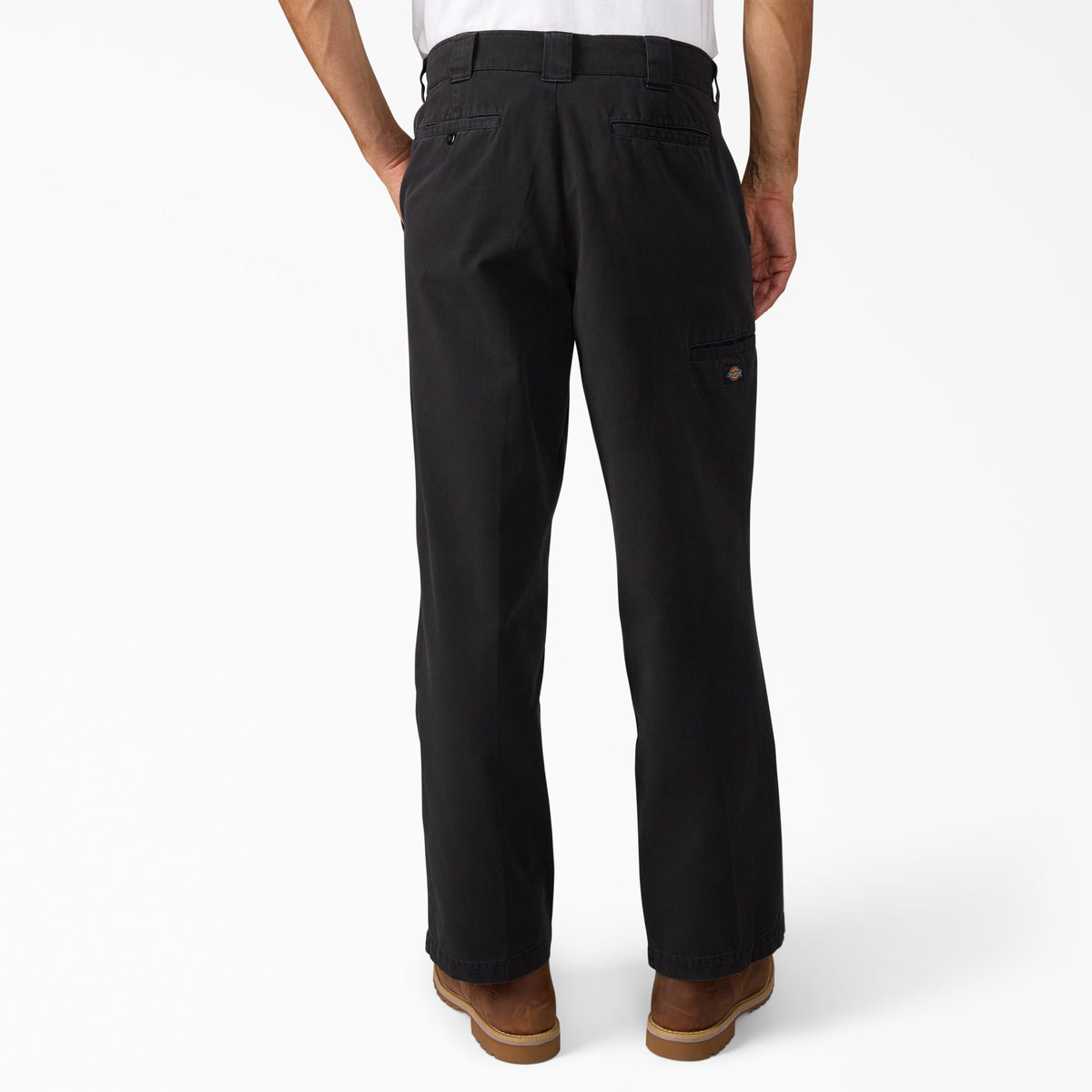 DICKIES WORN-IN DOUBLE KNEE WORK PANT BLACK