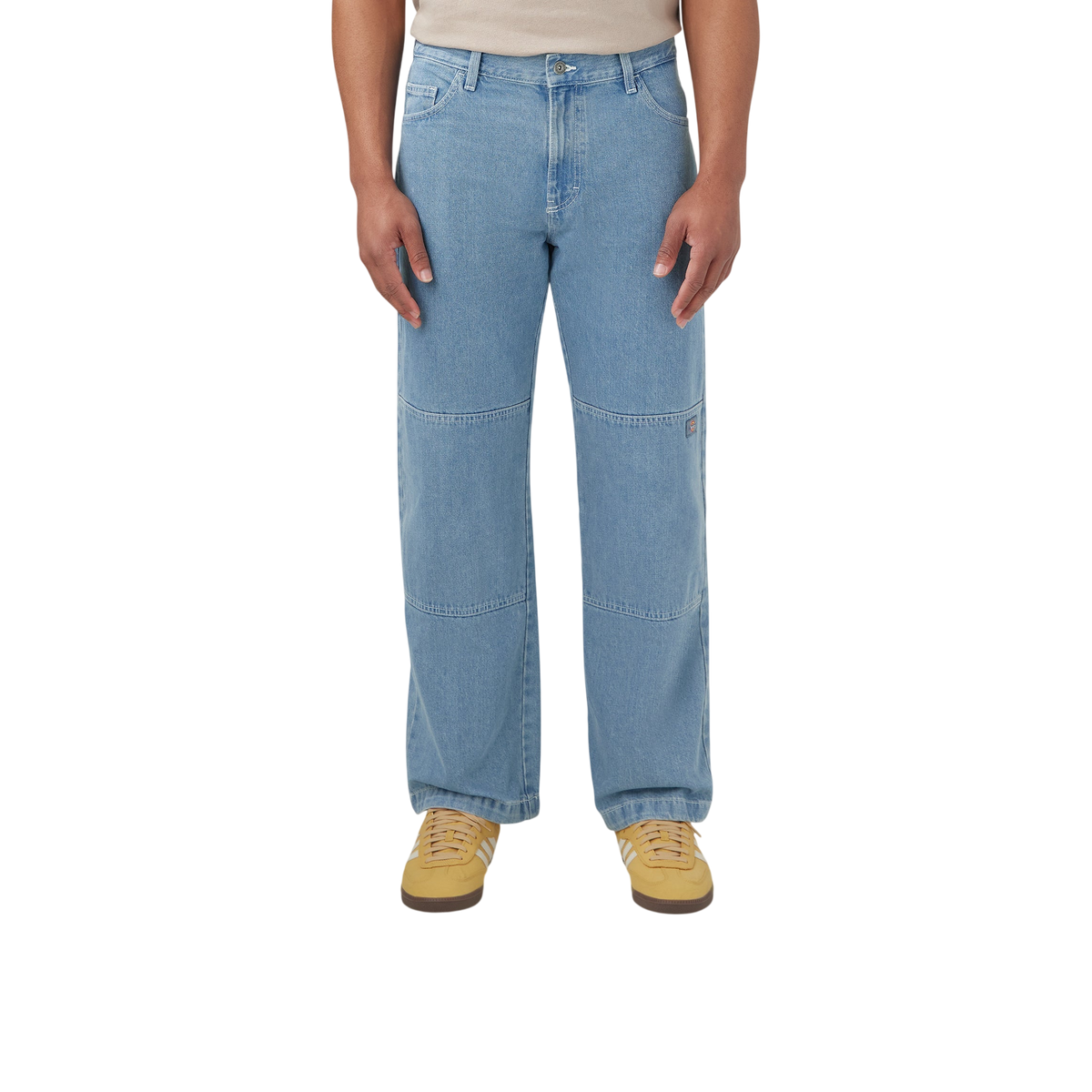 DICKIES LOOSE FIT DOUBLE KNEE DENIM PANT LIGHT