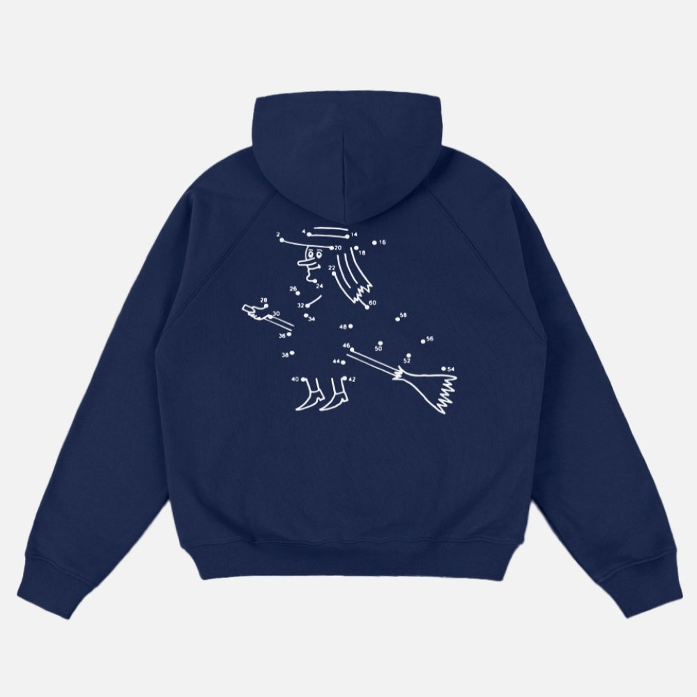DIME DOTS PT2 HOODIE Midnight Navy - Vue 3