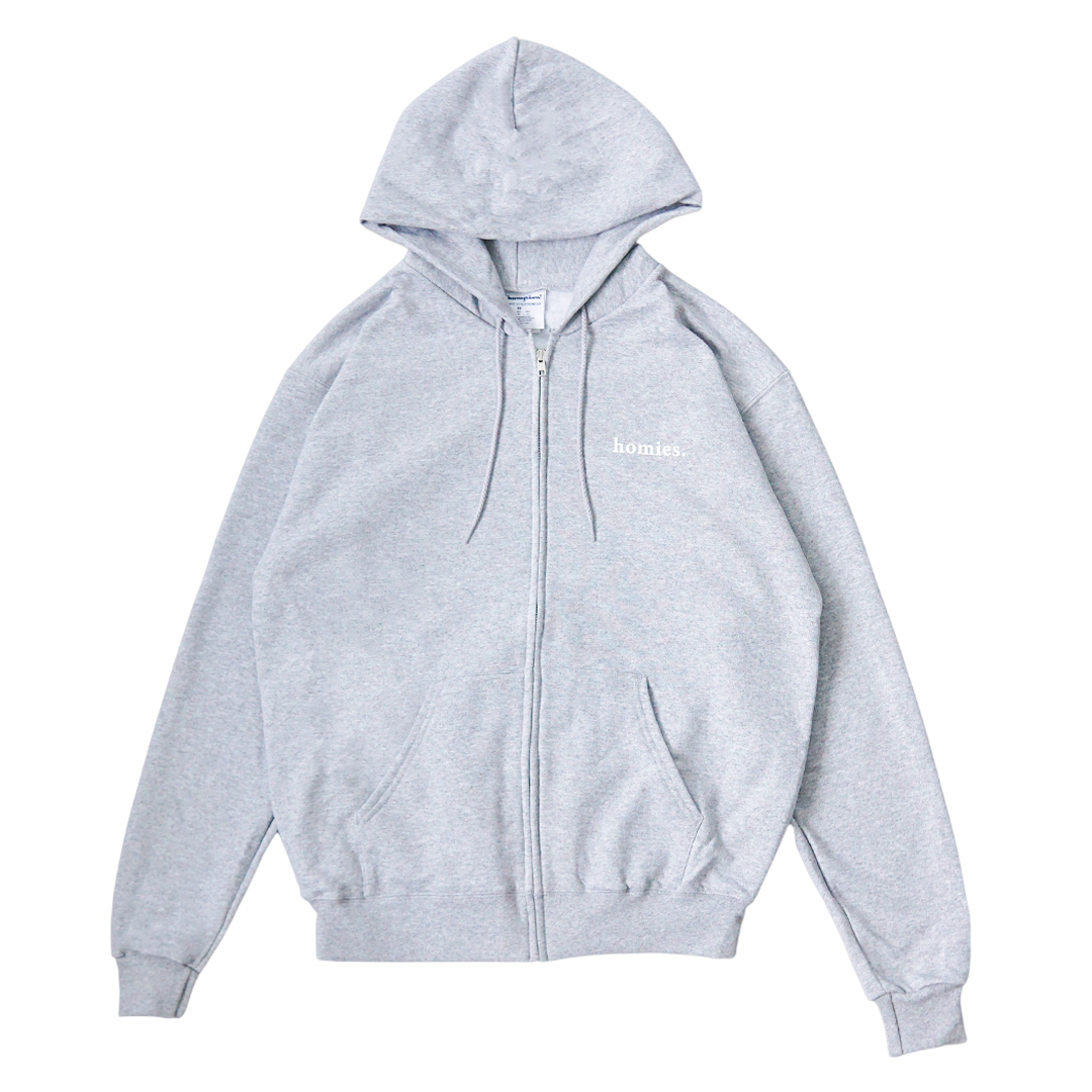 HOMIES SERIF ZIP HOODIE
