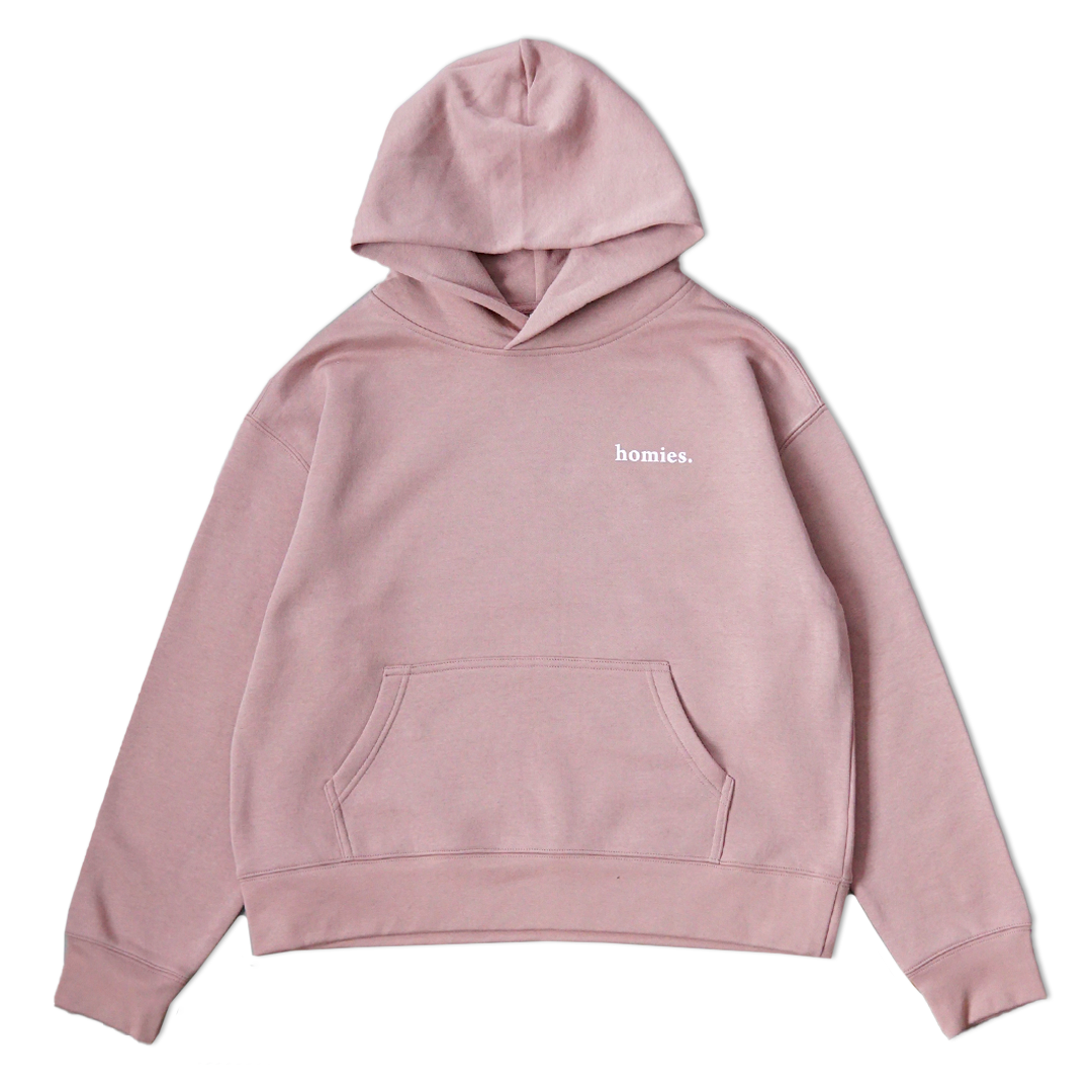 HOMIES W SERIF RELAXED HOODIE