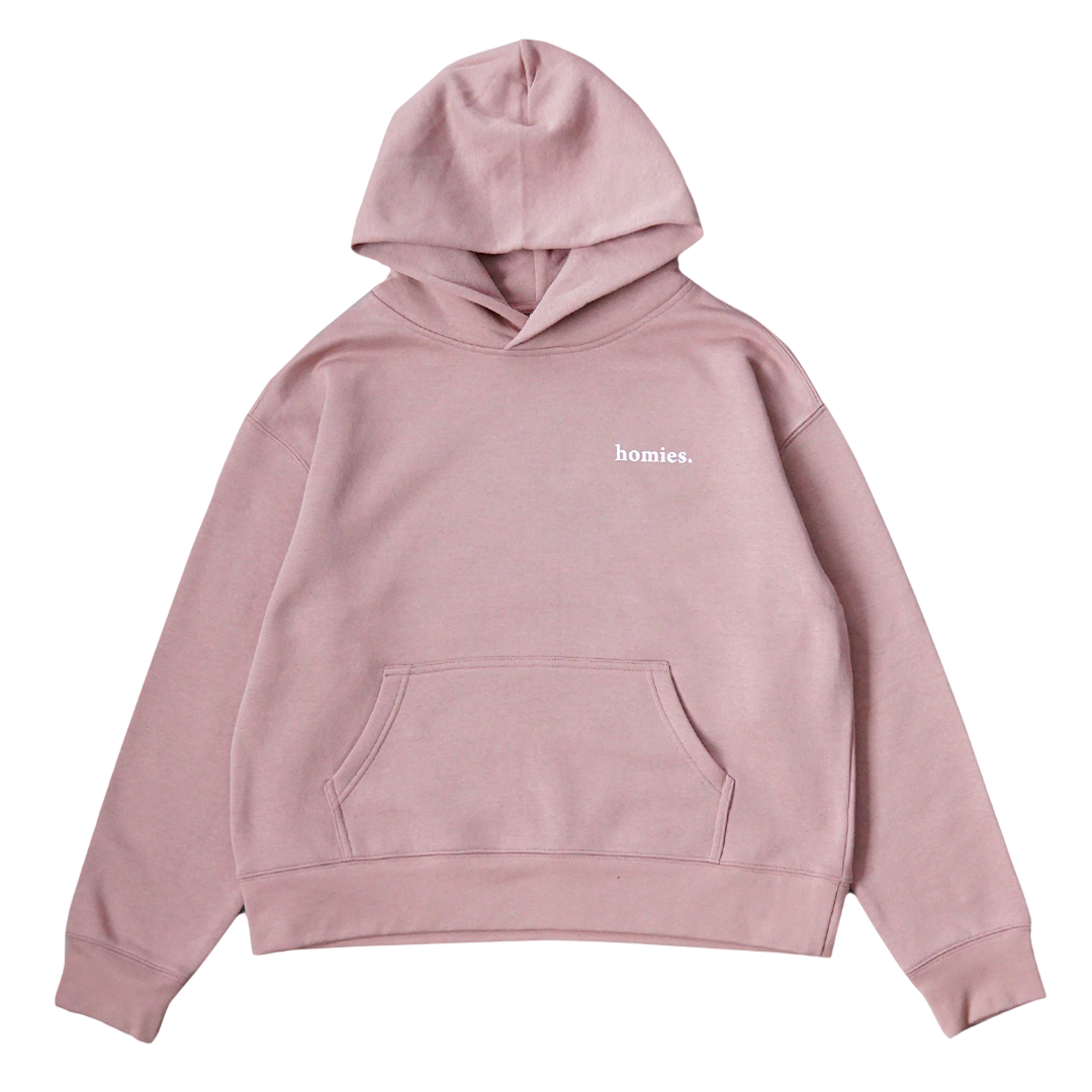 HOMIES W SERIF RELAXED HOODIE