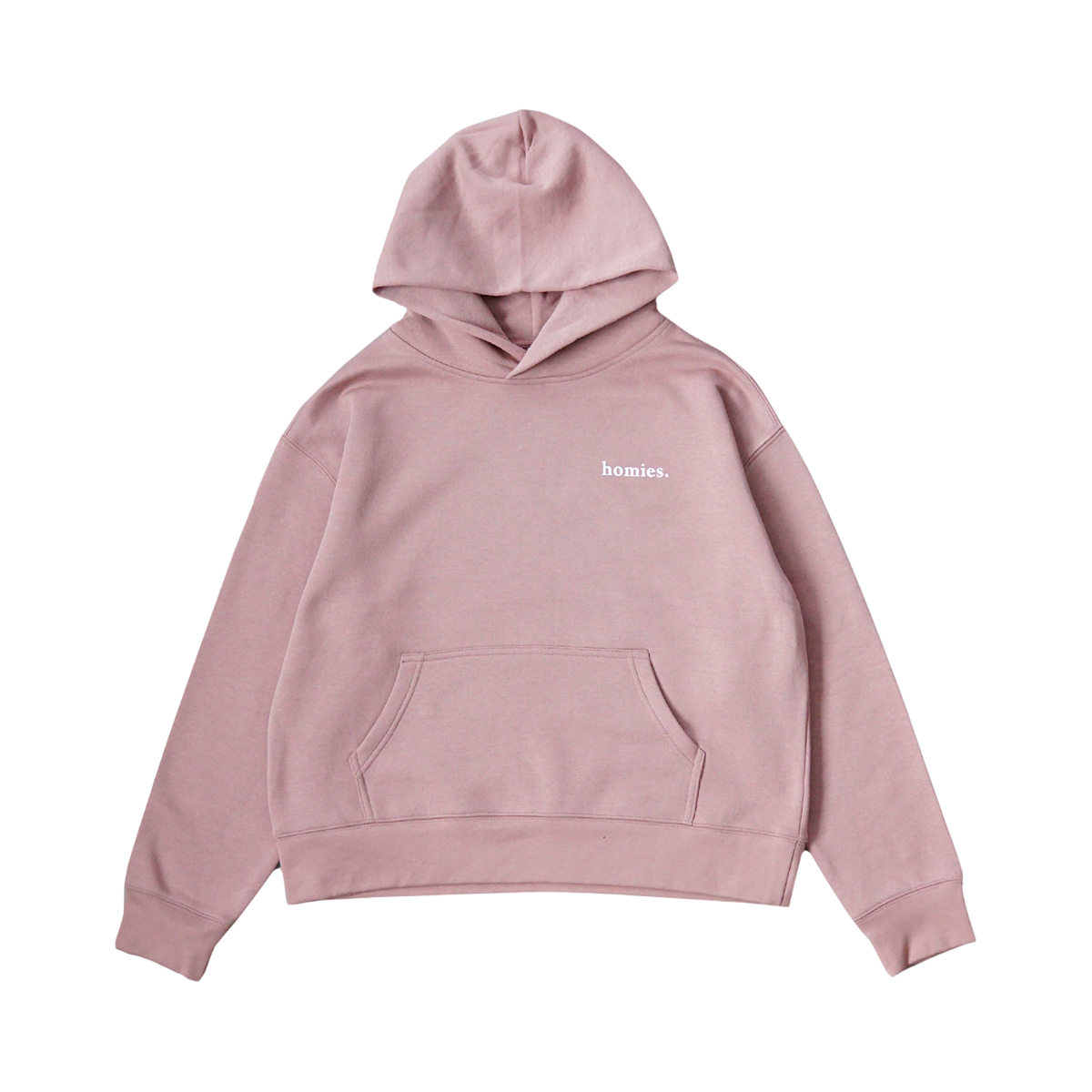 HOMIES W SERIF RELAXED HOODIE
