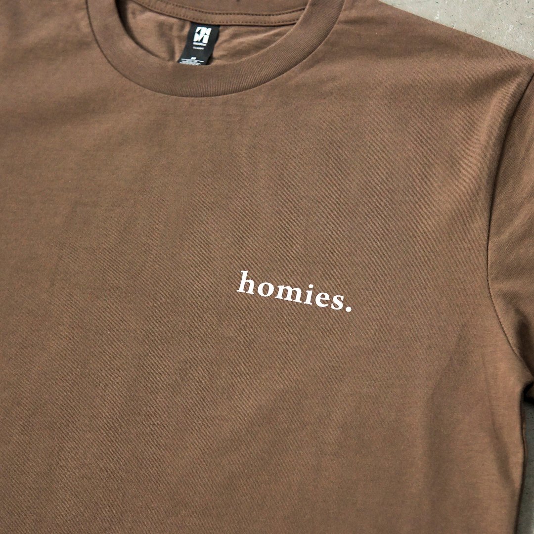 HOMIES SERIF HEAVYWEIGHT TEE