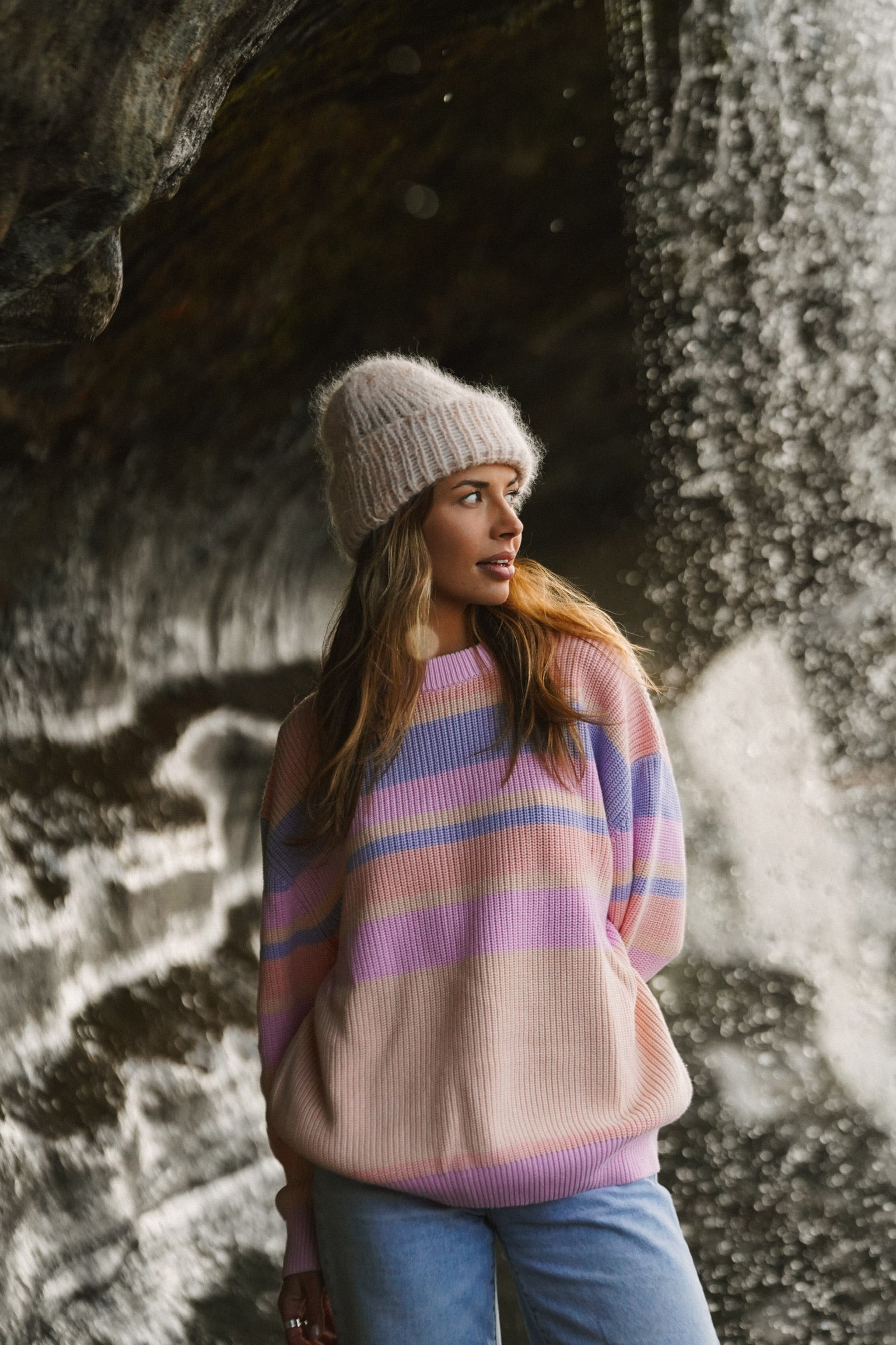 INSTRUCTIONS THE RECKLESS W PEACHY KNIT SWEATER