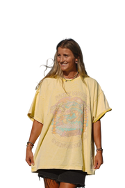 INSTRUCTIONS THE RECKLESS W PARTY WAVE OVERSIZED TEE