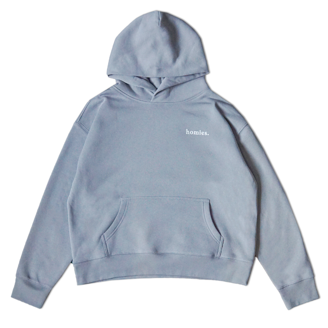 HOMIES W SERIF RELAXED HOODIE