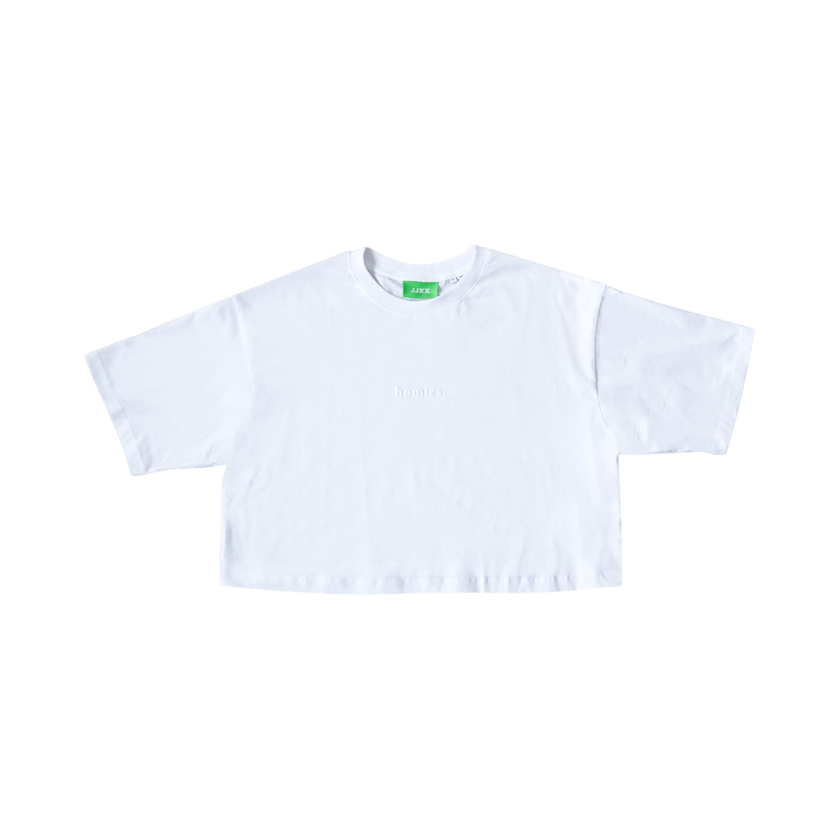 HOMIES WITH SERIF CROPPED TEE
