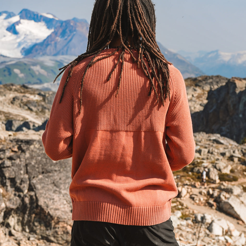 Notice The Reckless Rust Men's Sweater - dos