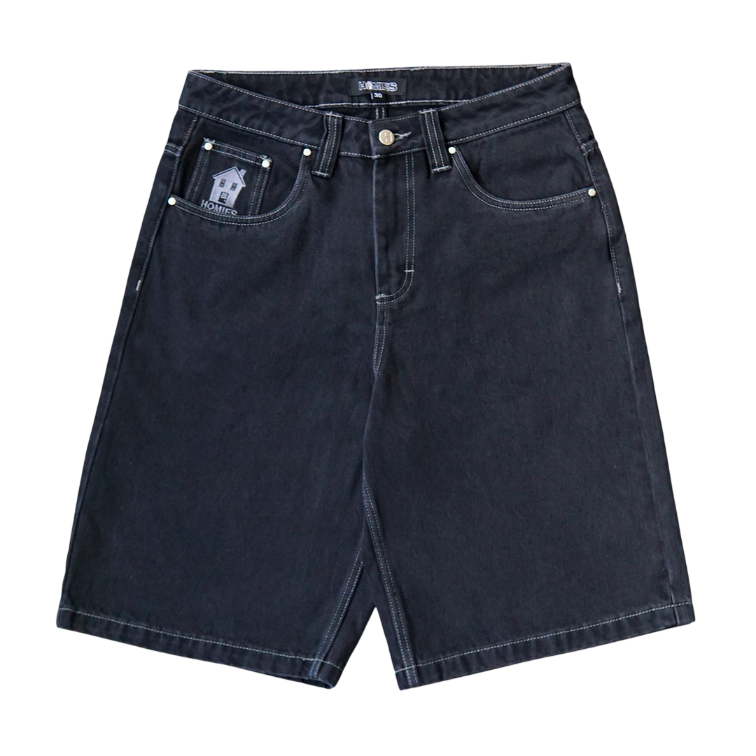HOMIES SUPER BAGGY JEANS SHORTS