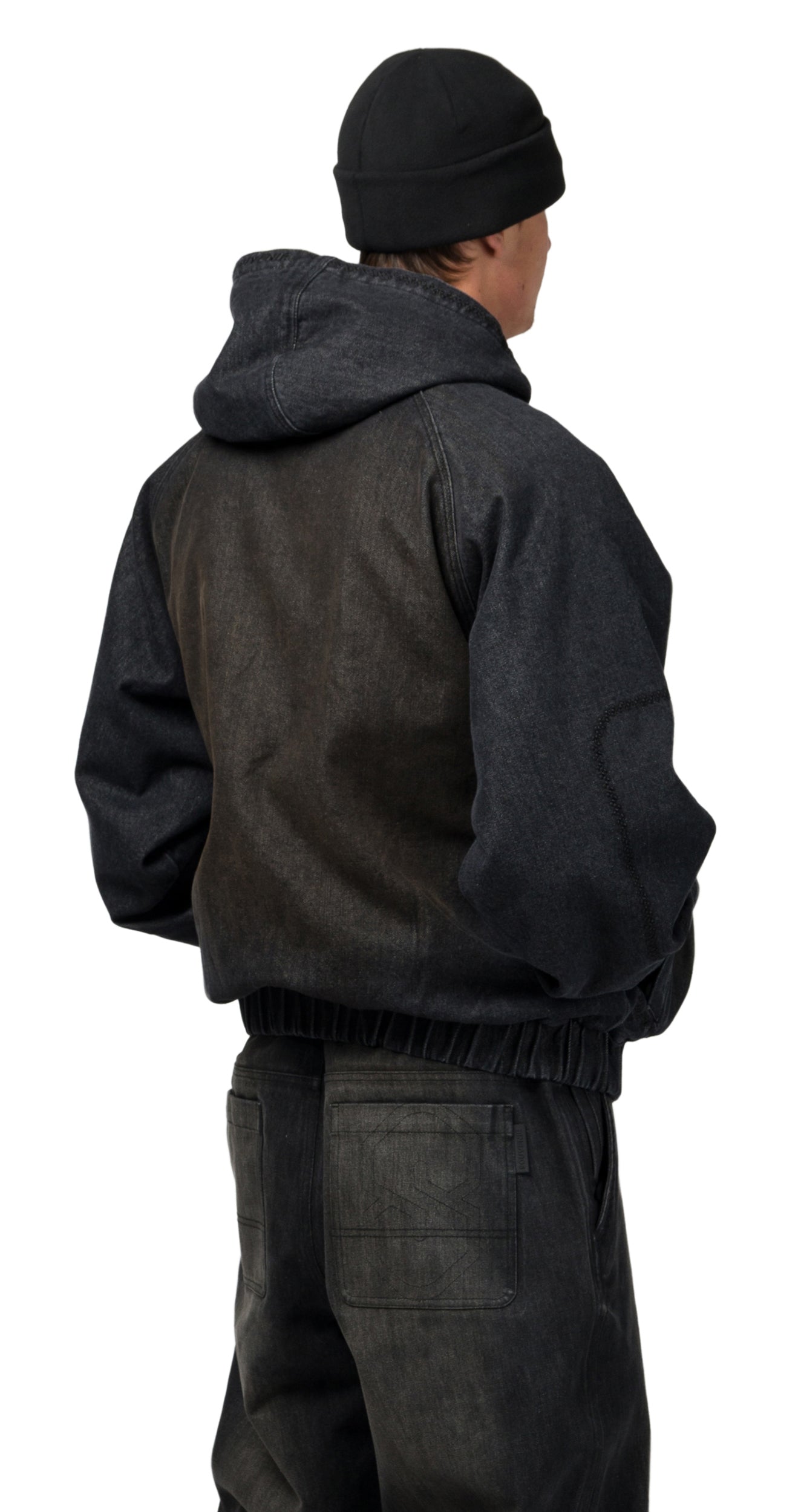 SOUVENIR DENIM BOMBER BLACK